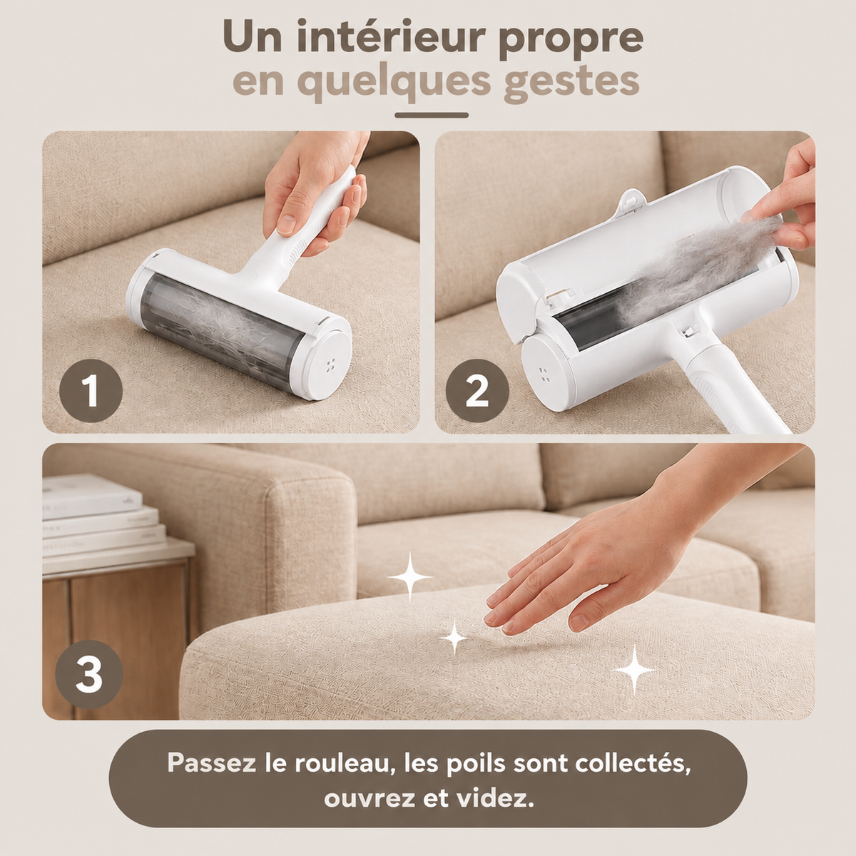 Swoof'IT – rouleau anti poils